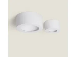 Discount Ledkia Plafón LED 8W Circular Aluminio Luz Indirecta Ø105 mm Tokkai 4000K Neutro Blanco