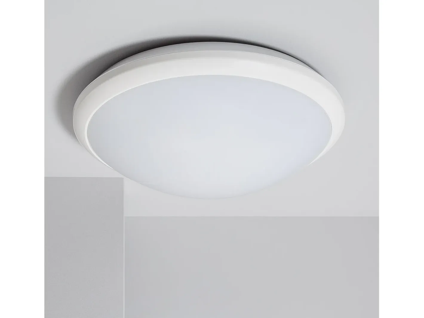 Ledkia Plafón LED 20W Circular con Detector de Movimiento Radar Ø330 mm 4500K Blanco Neutro Multicolor Clearance