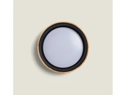 Ledkia Plafón LED 15W Circular Madera Ø370 mm CCT Seleccionable Dari Negro Multicolor Outlet