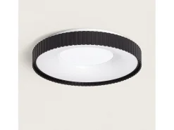 Ledkia Plafón LED 24W Circular Metal CCT Seleccionable Guerin Negro Online