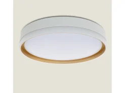 Ledkia Plafón-Plafón LED 24W Circular Metal Ø400 mm Marstal Dorado