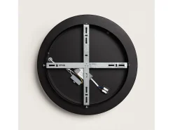 Ledkia Plafón-Plafón LED 30W Circular Metal Ø380 mm CCT Seleccionable Jacob Negro Multicolor