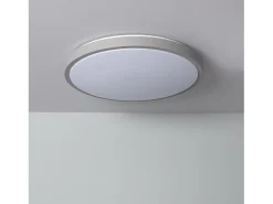 Ledkia Plafón LED 24W Circular Metal Ø500 mm CCT Seleccionable Bari Gris Multicolor