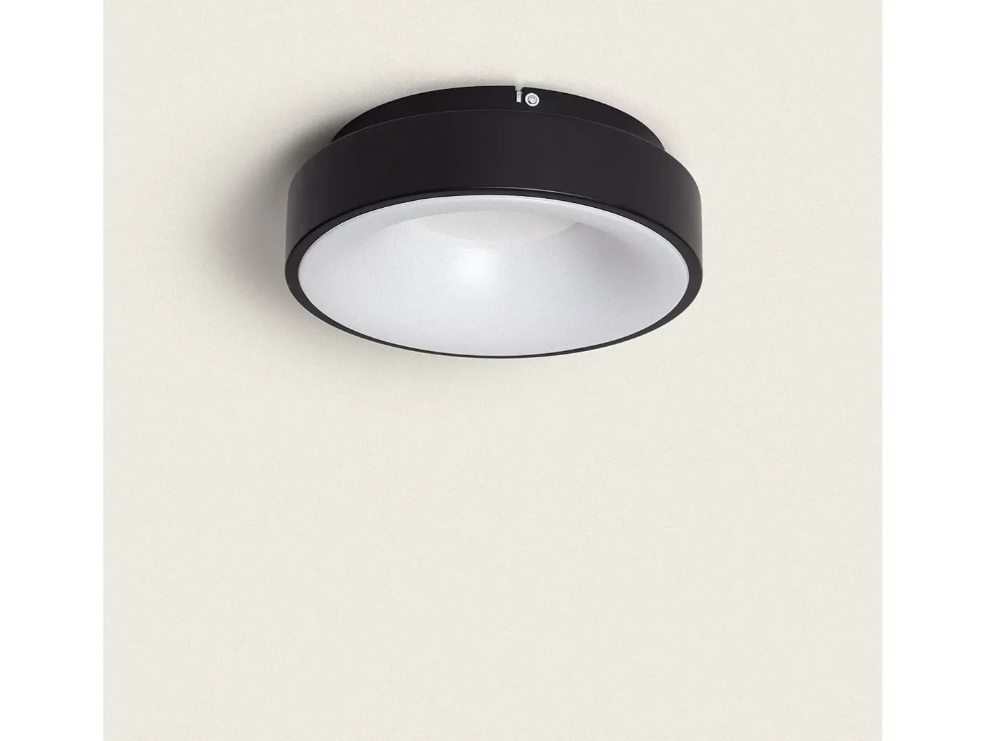 Ledkia Plafón-Plafón LED 20W Circular Metal Ø300 mm CCT Seleccionable Jacob Blanco Multicolor