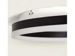 Ledkia Plafón LED 24W Circular Metal CCT Seleccionable Zuse 2200K - 3000K - 4000K CCT Blanco Hot