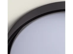 Ledkia Plafón-Plafón LED 30W Circular Metal Ø550 mm CCT Seleccionable Big Broadway Negro Multicolor