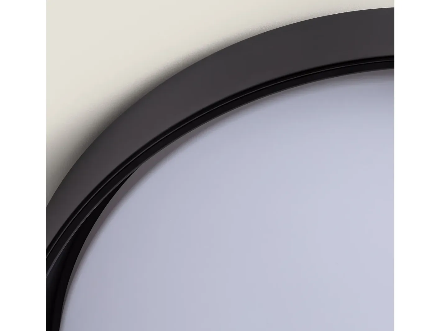 Ledkia Plafón-Plafón LED 30W Circular Metal Ø550 mm CCT Seleccionable Big Broadway Negro Multicolor