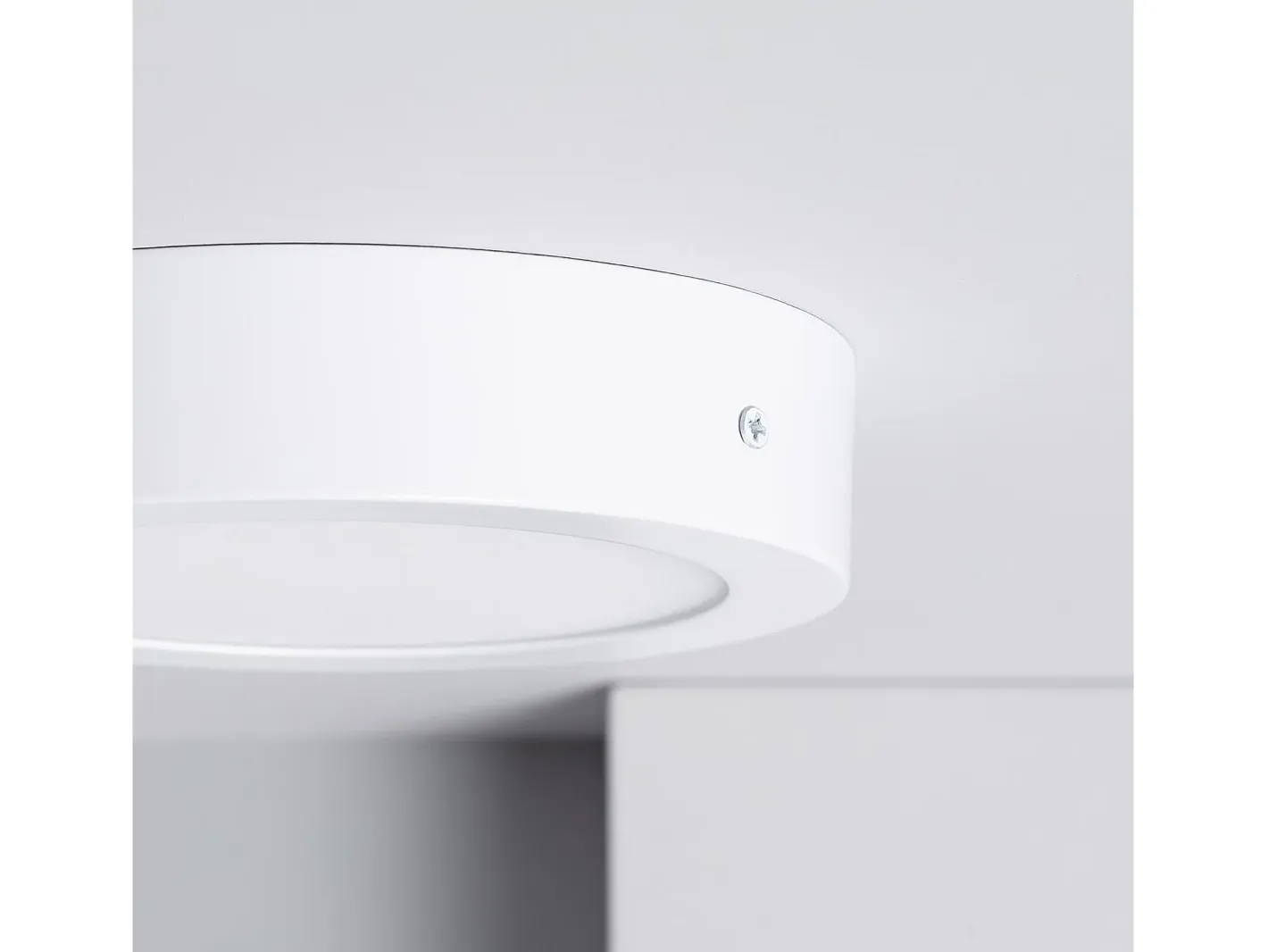 Ledkia Iluminación Exterior-Plafón LED 12W Circular SwitchCCT Seleccionable Ø170 mm Regulación Compatible con Mando RF V2 Seleccionable (Cálido-Neutro-Frío) Blanco