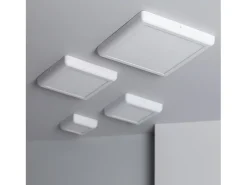 Ledkia Plafón-Plafón LED 24W Cuadrado Metal 300x300 mm Design White 4000K Blanco Neutro Multicolor