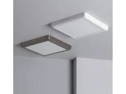Discount Ledkia Plafón LED 24W Cuadrado Metal 300x300 mm Design Silver 3000K Blanco Cálido Multicolor