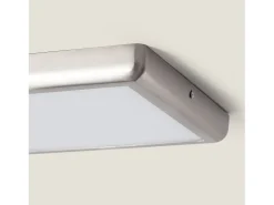 Discount Ledkia Plafón LED 24W Cuadrado Metal 300x300 mm Design Silver 3000K Blanco Cálido Multicolor