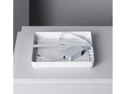 Ledkia Plafón LED 18W Cuadrado Metal 225x225 mm Design White 2900K - 3200K Blanco Cálido Multicolor Discount