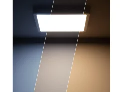 Ledkia Plafón-Plafón LED 24W Cuadrado Superslim CCT Seleccionable 280x280 mm Seleccionable (Cálido-Neutro-Frío) Multicolor