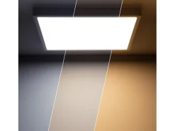 Ledkia Plafón-Plafón LED 30W Cuadrado Superslim CCT Seleccionable 400x400 mm Seleccionable (Cálido-Neutro-Frío) Multicolor