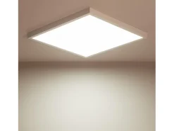 Ledkia Plafón LED 48W Cuadrado 600x600 mm 3000K Blanco Cálido Multicolor Outlet