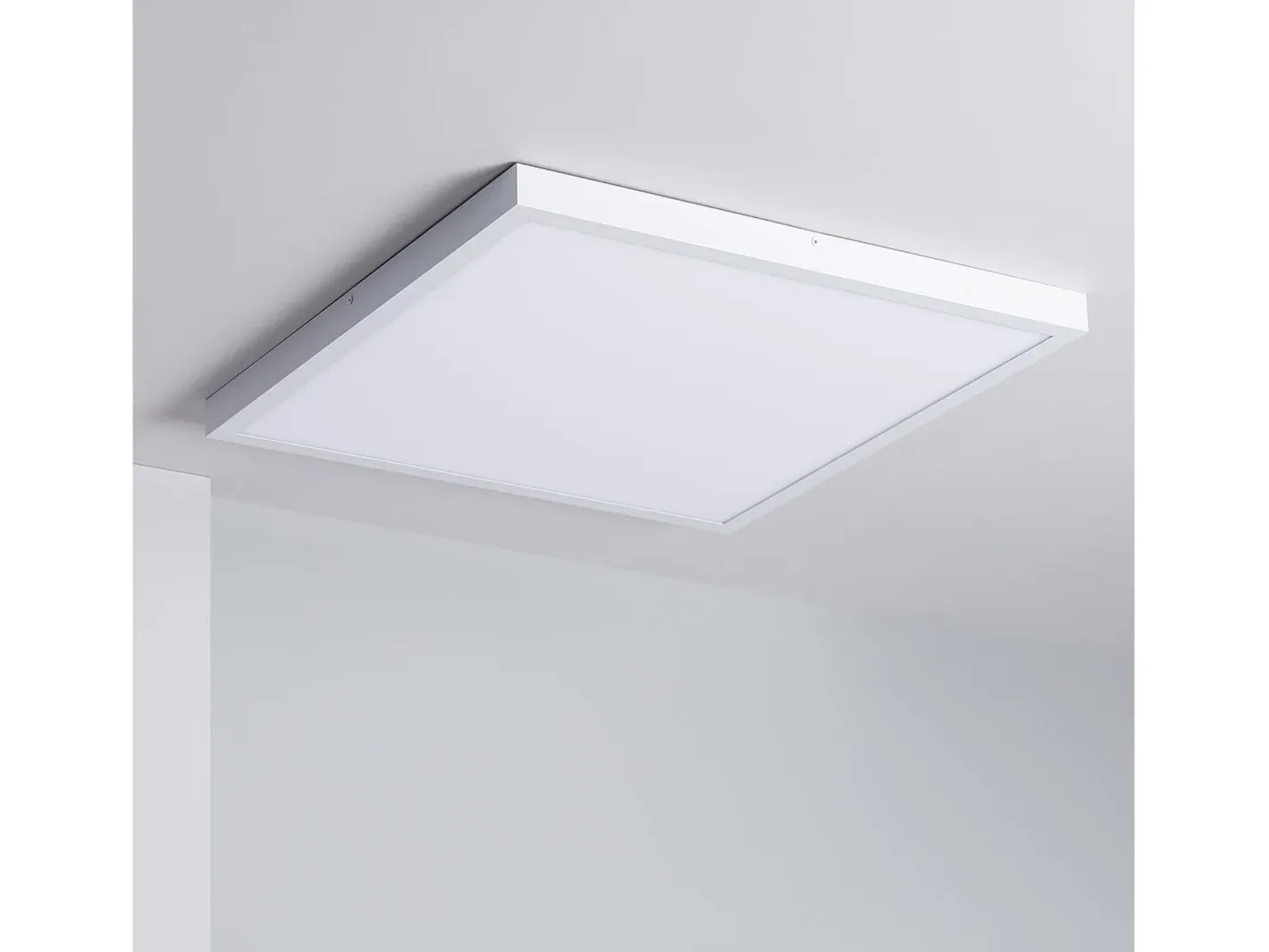 Ledkia Plafón LED 48W Cuadrado 600x600 mm 3000K Blanco Cálido Multicolor Outlet
