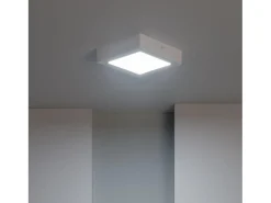 Ledkia Plafón-Plafón LED 12W Cuadrado 170x170 mm 4000K Blanco Neutro Multicolor