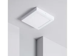 Clearance Ledkia Plafón LED 18W Cuadrado 225x225 mm 5000K Blanco Frío Multicolor