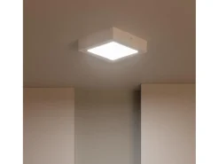 Discount Ledkia Plafón LED 12W Cuadrado 170x170 mm 5000K Blanco Frío Multicolor