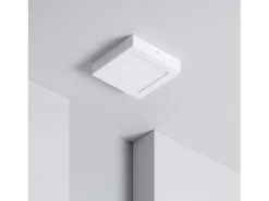 Discount Ledkia Plafón LED 12W Cuadrado 170x170 mm 5000K Blanco Frío Multicolor
