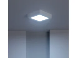 Discount Ledkia Plafón LED 12W Cuadrado 170x170 mm 5000K Blanco Frío Multicolor