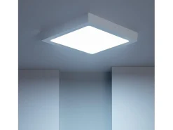 Ledkia Plafón-Plafón LED 24W Cuadrado 301x301 mm 5000K Blanco Frío Multicolor