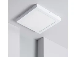 Ledkia Plafón-Plafón LED 24W Cuadrado 301x301 mm 5000K Blanco Frío Multicolor