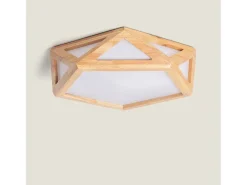 Ledkia Plafón LED 20W Madera CCT Seleccionable Altigen Madera Multicolor