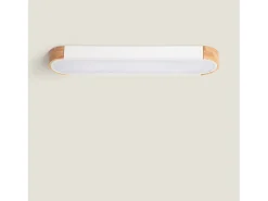Ledkia Plafón LED 18W Madera y Metal 140x650 mm CCT Seleccionable Dari Lang Blanco Multicolor Outlet