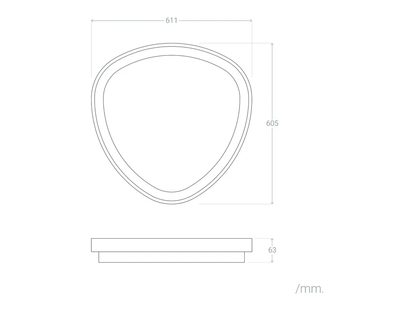 Ledkia Plafón-Plafón LED 30W Ovalado Metal Ø600 mm CCT Seleccionable Owen Dorado Multicolor