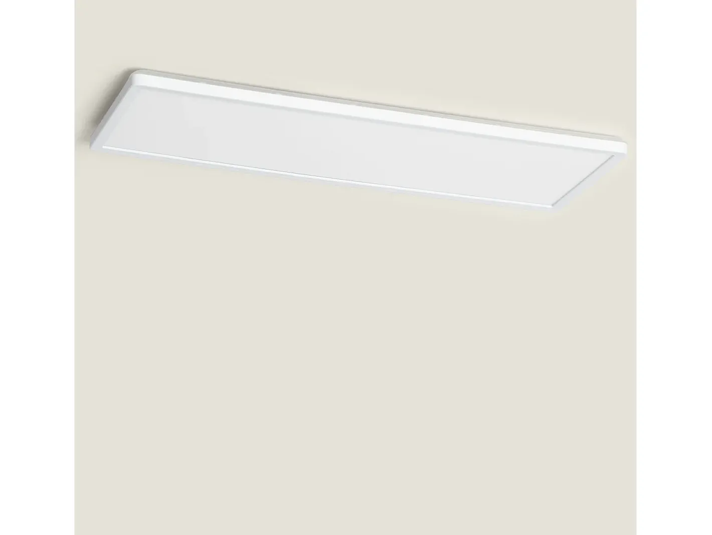 Ledkia Plafón-Plafón LED 24W Rectangular Regulable 580x200 mm Doble Cara SwitchDimm 4000K Blanco Neutro Multicolor