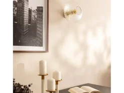 Clearance Ledkia Plafón Metal y Cristal Prometeo Transparente Multicolor