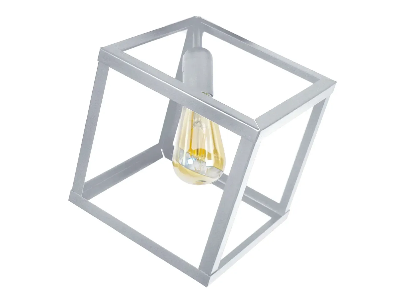 TOSEL Plafón ,metal,Aluminio ,A 32x D30xP30cm Plateado Best