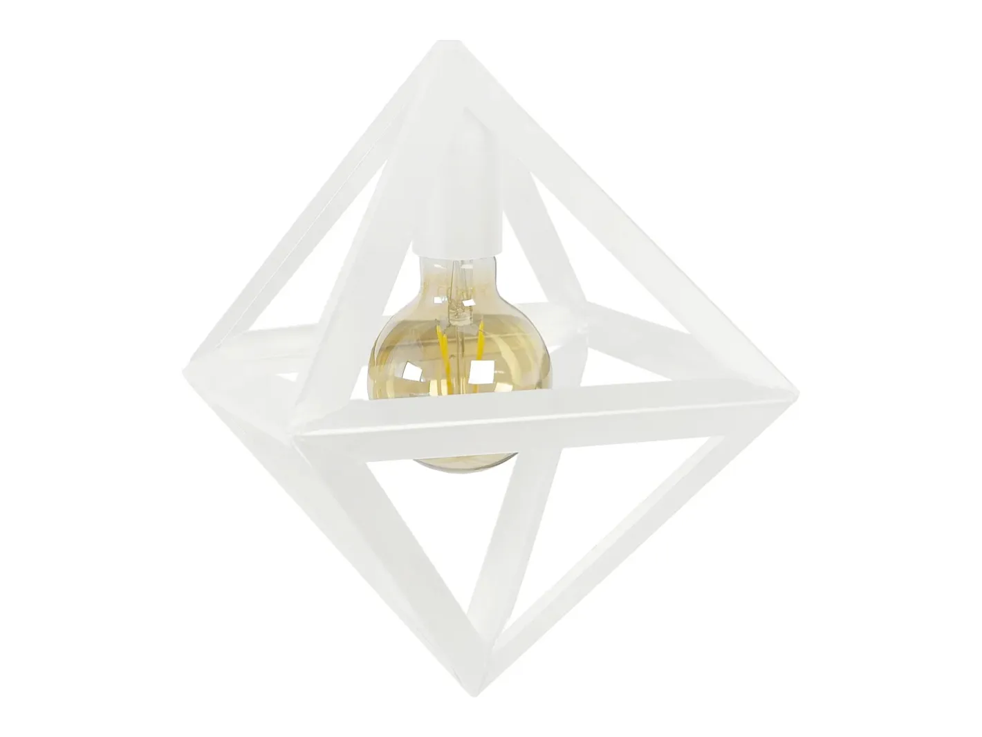 TOSEL Plafón-Plafón ,metal,,A32xD30xP30cm Blanco