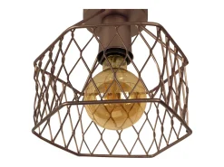 Sale TOSEL Plafón ,metal,Bronce ,A17xD20xP20 cm Cobrizo