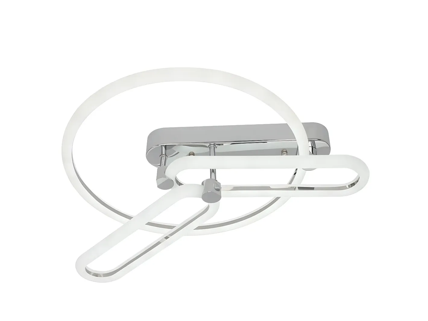 Online AKUNADECOR Plafon Led Regulable C. Remoto Modelo Adhara Cromo Plateado