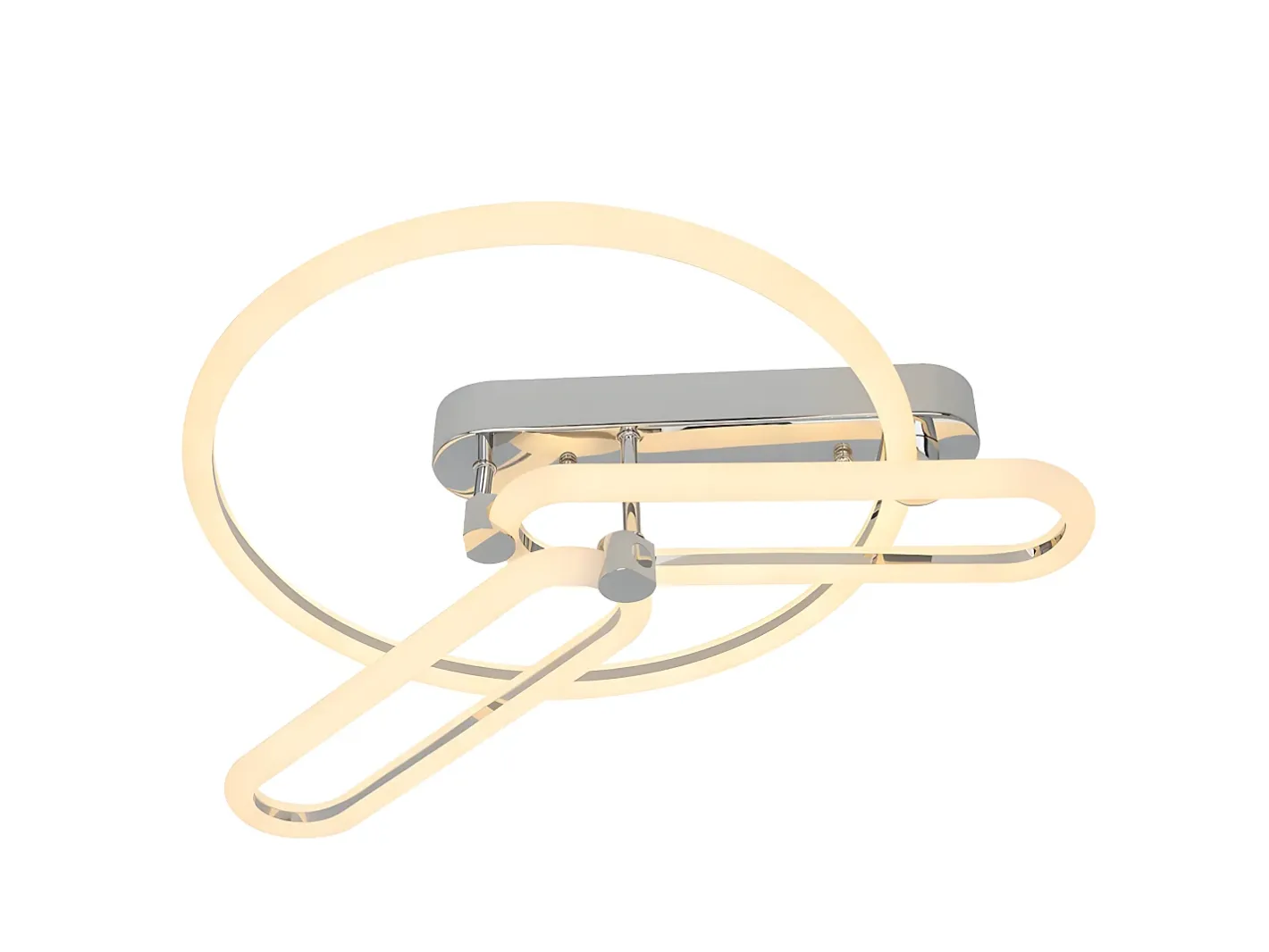 Online AKUNADECOR Plafon Led Regulable C. Remoto Modelo Adhara Cromo Plateado