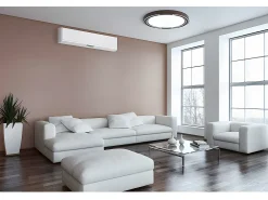 AKUNADECOR Plafón-Plafon Marron Asher Led 72w Regulable Marru00f3n