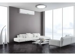 AKUNADECOR Plafón-Plafon 72w Asher Plata 3000-4000-6500k 5616lm 6x50x50cm Remoto+reg.int+memoria Plateado