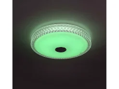 AKUNADECOR Plafón-Plafon Zaid Led 72w Con Rgb, Altavoz Y Buetooth Blanco