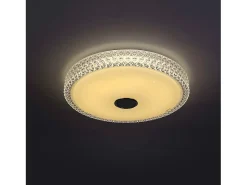 AKUNADECOR Plafón-Plafon Zaid Led 72w Con Rgb, Altavoz Y Buetooth Blanco