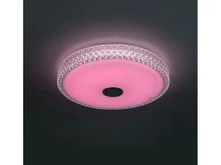 AKUNADECOR Plafón-Plafon Zaid Led 72w Con Rgb, Altavoz Y Buetooth Blanco