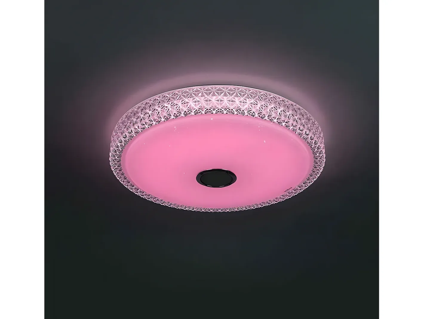 AKUNADECOR Plafón-Plafon Zaid Led 72w Con Rgb, Altavoz Y Buetooth Blanco