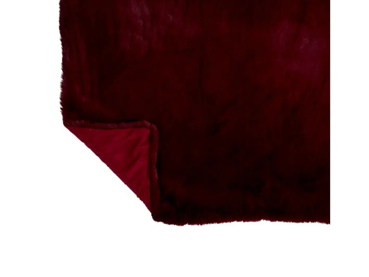 Best J-Line Plaid de poliéster de 180x130 cm Rojo