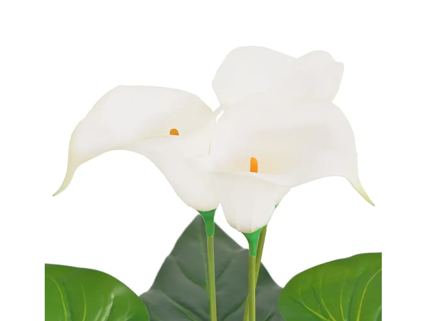Planta artificial con maceta Cala 85 cm Blanca Blanco Online
