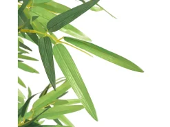 Planta Artificial-Planta artificial con maceta de bambú 120 cm Verde