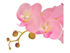 Planta artificial con maceta Orquídea 65 cm Rosa Sale