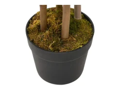 Best Planta artificial de bambú Twiggy con macetero 90 cm ES605203 Verde