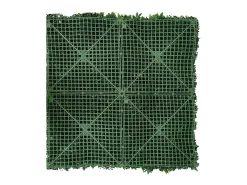 Planta artificial de pared - Modelo de flor blanca - Dimensiones : 100 x 100 cm Verde