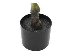 vidaxl Planta artificial Ficus 30 hojas 125 cm Verde